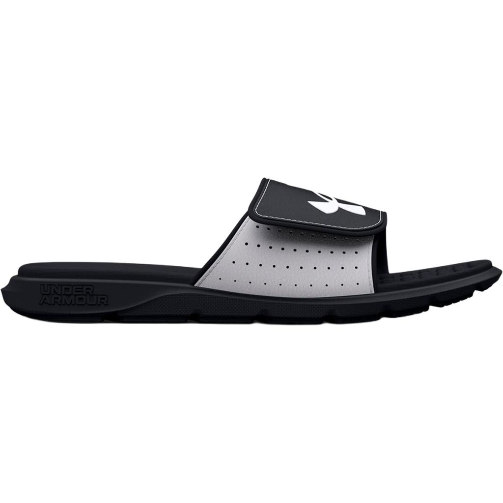 Under Armour Ignite 7 Slide GS White Black Kids Sneakers 3026036-102