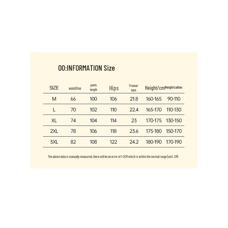 Jeanswest Unisex Spring Autumn Outdoor Straight-Leg Casual Pants