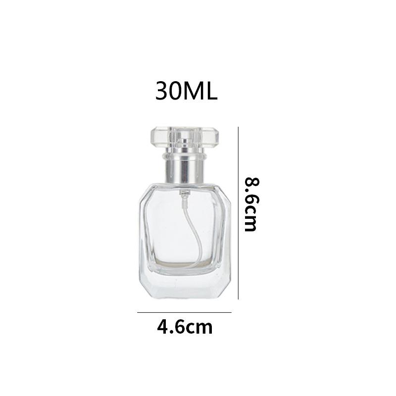 Refillable Bottle Perfume Atomizer 30ml/50ml/100ml Perfume Bottle Portable Cosmetic Spray Bottle Atomizer Travel Spray Container Glass