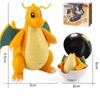 New Pok é mon Pok é Ball Transformation Ball Pikachu Charmander Eevee PVC Model Parent Child Interactive Toy Birthday Gift toys