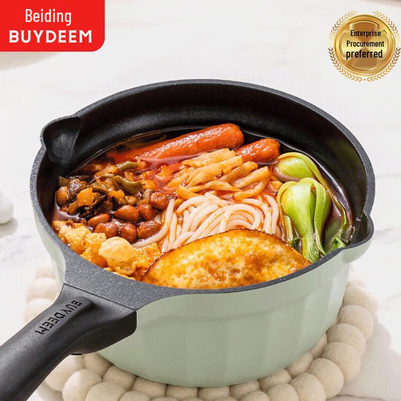 Buydeem 20cm Non-Stick Stainless Steel Milk Pot