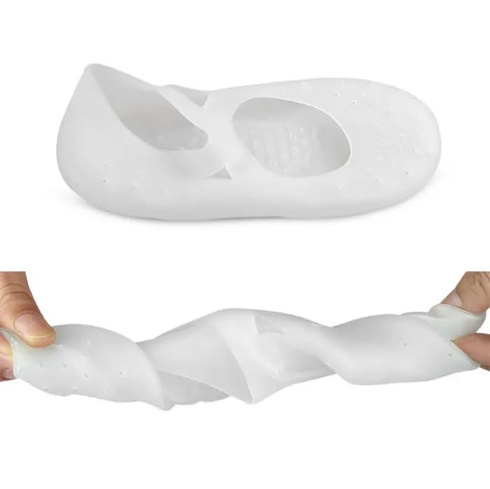 XENOTY Silicone Socks Full Size Socks, Moisturizing Socks Foot Anti Cracking Care Skin Socks For Dry Feet Cracked Heel Repair Heel Softener Foot