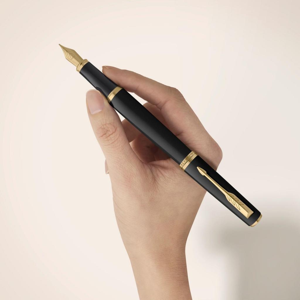 PARKER Fountain Pen Meridian Matte black GT Fine Gift Boxed 2232093