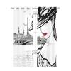 Paris Seine Woman Eiffel Tower Red Lips Tulle Sheer Curtains for Living Room Bedroom Decor Window Curtain Voile Organza Drapes