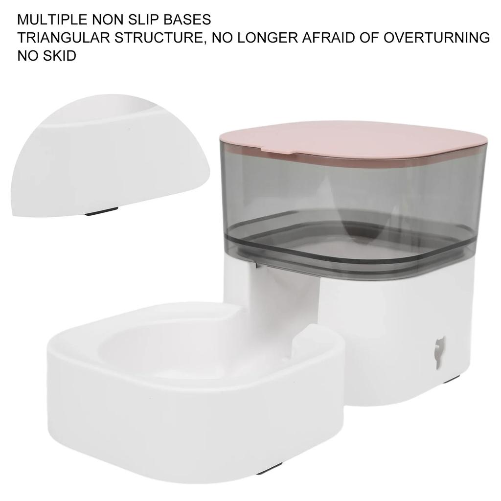 Pet Water Dispenser Automatic Self Dispensing Dog Food And Water Dispenser Station For Medium Small Dag Cats