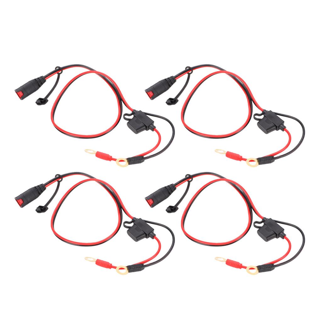 4PCS Wire Harness Fit for NOCO Battery Charger Support for X Connect GC002 M6 1 4 Inch XL Eyelet Terminal Connector