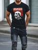 Skull Exploited T-Shirt Unisex Gothic Trend T-Shirt Unisex Oberteile Harajuku Punk Kleidung Unisex Grafik T-Shirts Retro Casual Streetwear