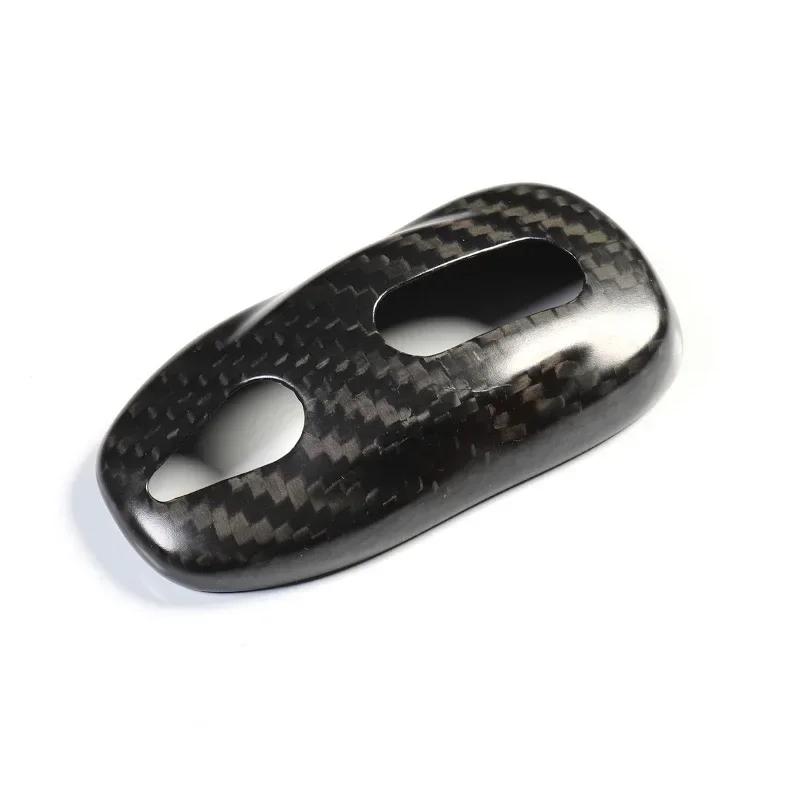 

Ключевой корпус для Tesla Model 3/Y Набор чехлов для ключей Настоящее углеволокно 3K 240G Ручной работы Чехол для ключей Брелок Цепочка Украшение Аксессуары