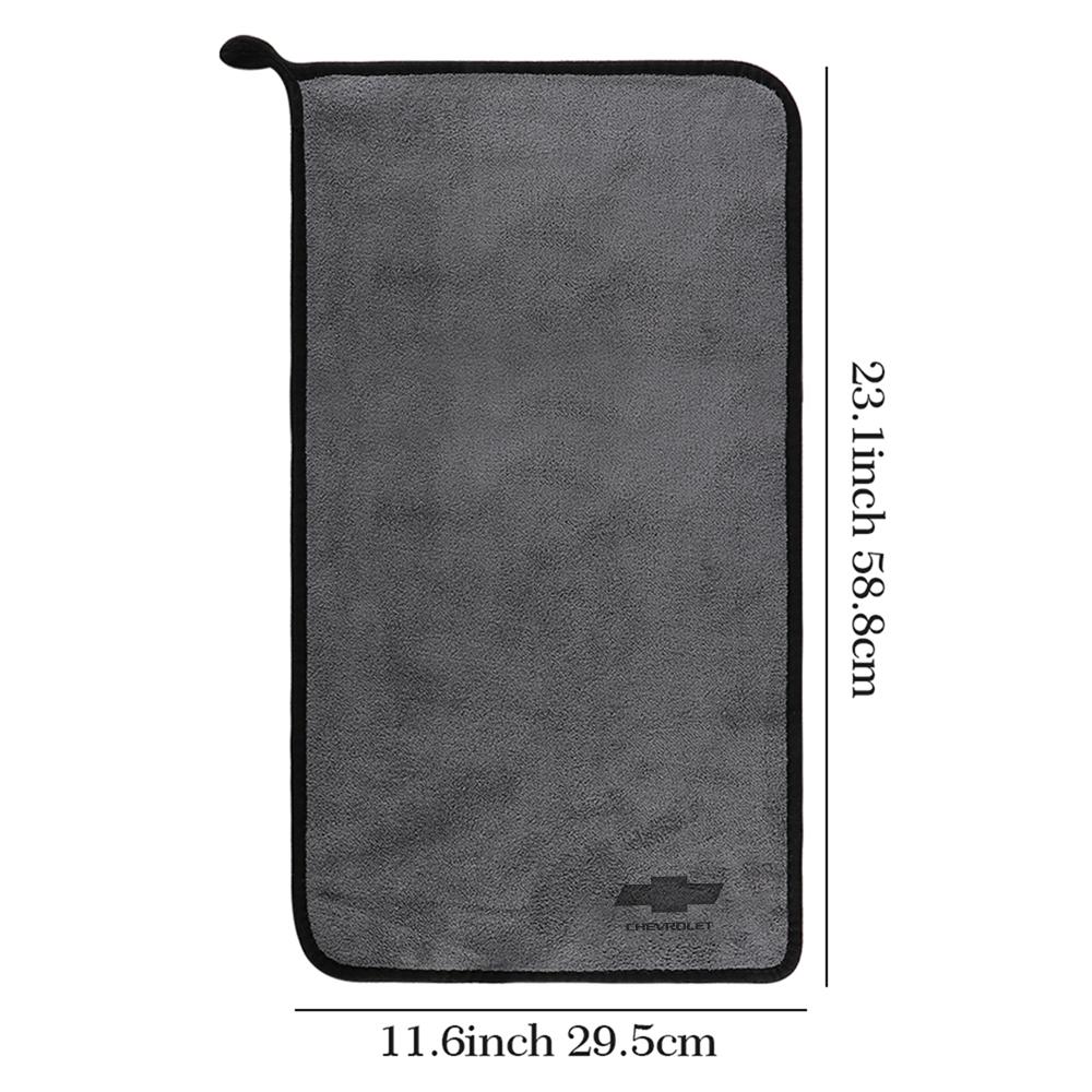 Microfiber Absorbent Car Cleaning Towels Double-Faced Plush Wash Towel For Chevrolet Cruze Spark Captiva Suburban Camaro Malibu