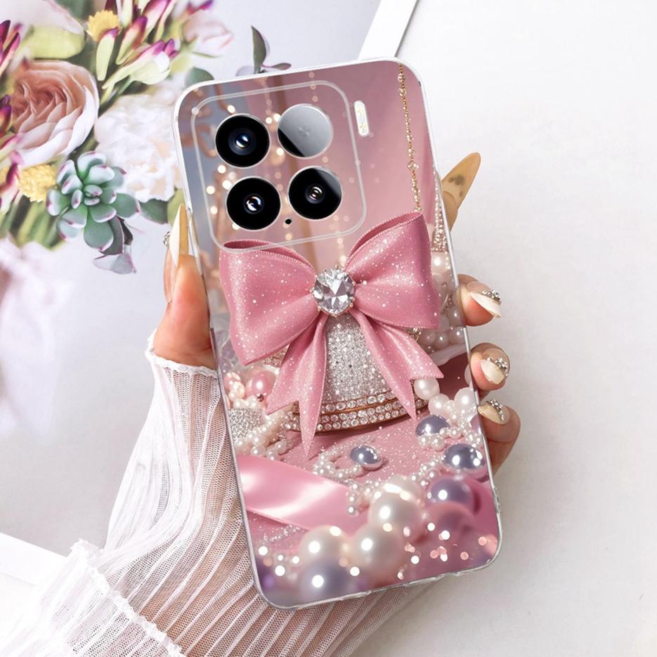 For Xiaomi Mi 15 Pro 5G Case Luxury Butterfly Painted Cover Soft Silicone Phone Case For Xiaomi 15 Pro Mi15 Pro 5G Fundas Bumper