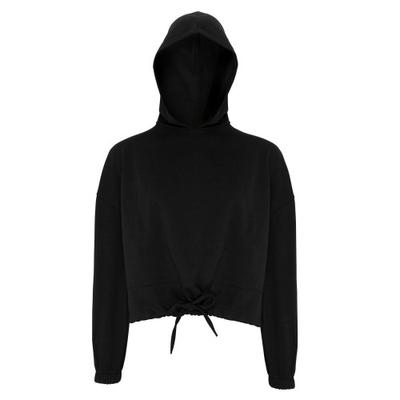 Kurzer Oversize-Kapuzenpullover für Damen/Damen