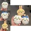 Chiikawa Giy Usagi Plush Keychain With Short Plush Material For Collectors And Fans