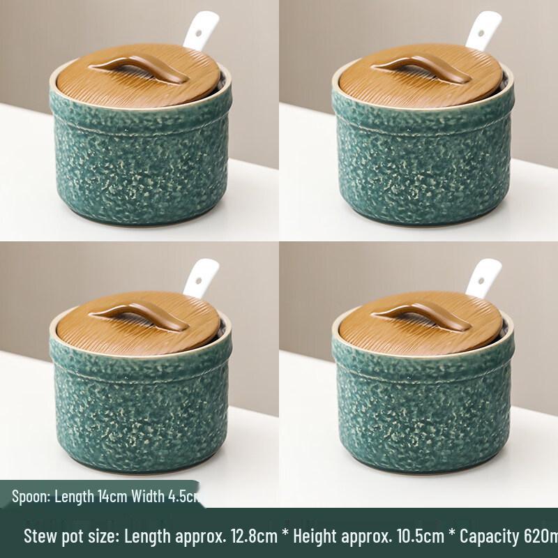 Ru Han Ceramic Double Boiler Stew Pot Set