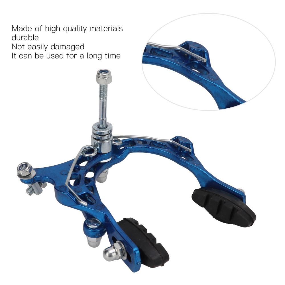 Aluminum Alloy Bike Brake Caliper Blue Dual Pivot Motorcycle Front Brake Lightweight Mountain Bike Brake