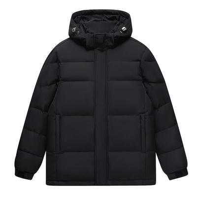 Cold-proof Fleece Clothing for Men and Women Korean Version of The New Short Hooded Simple Trend Couple Clothing