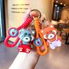 Adorable Raccoon Keychain With High-quality Silicone For Bags Cars And Keys