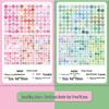 Morandi Fresh Color Retro Round Stickers - Student Style & Self-Adhesive