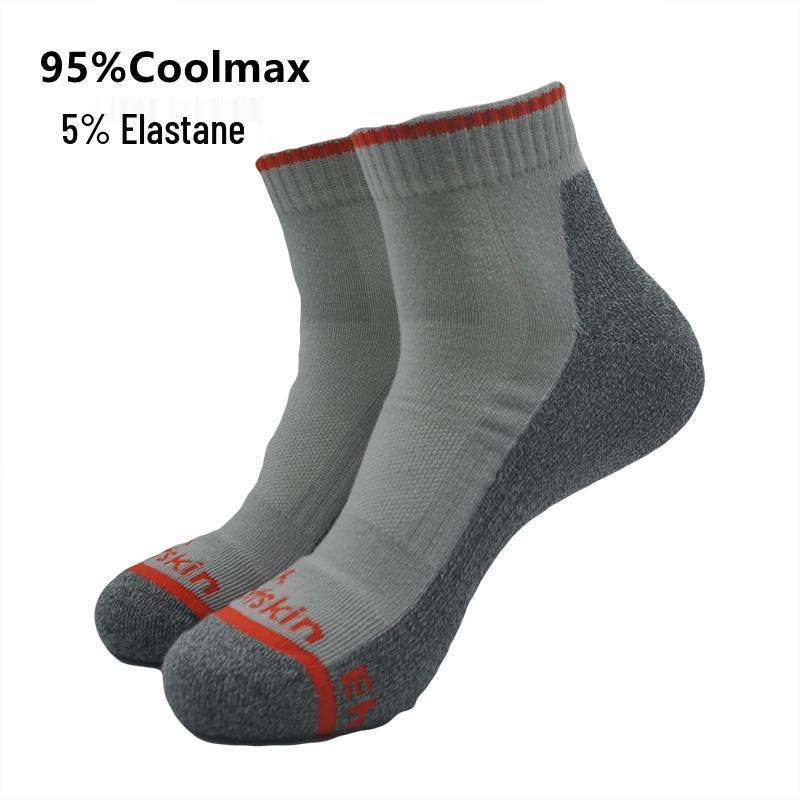 Kalın Havlu Tabanlı Dış Mekan Hızlı Kuruyan Coolmax Yürüyüş Çorapları