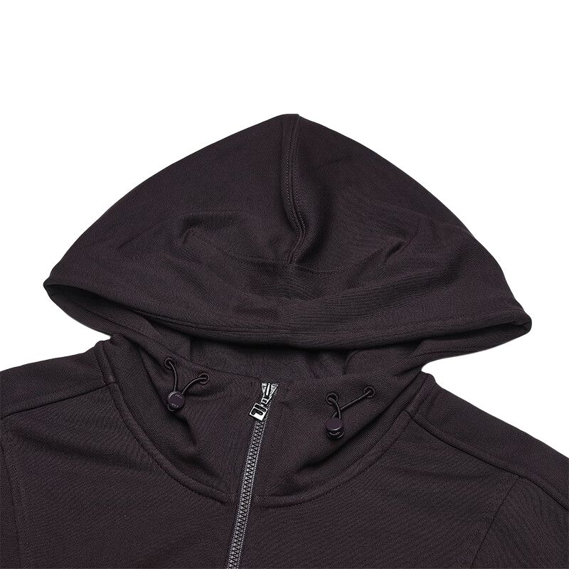 FILA Solid Color Casual Loose Soft Comfortable Versatile Hooded Long Sleeve Jacket Women jackets Tan F11W439505F-BN