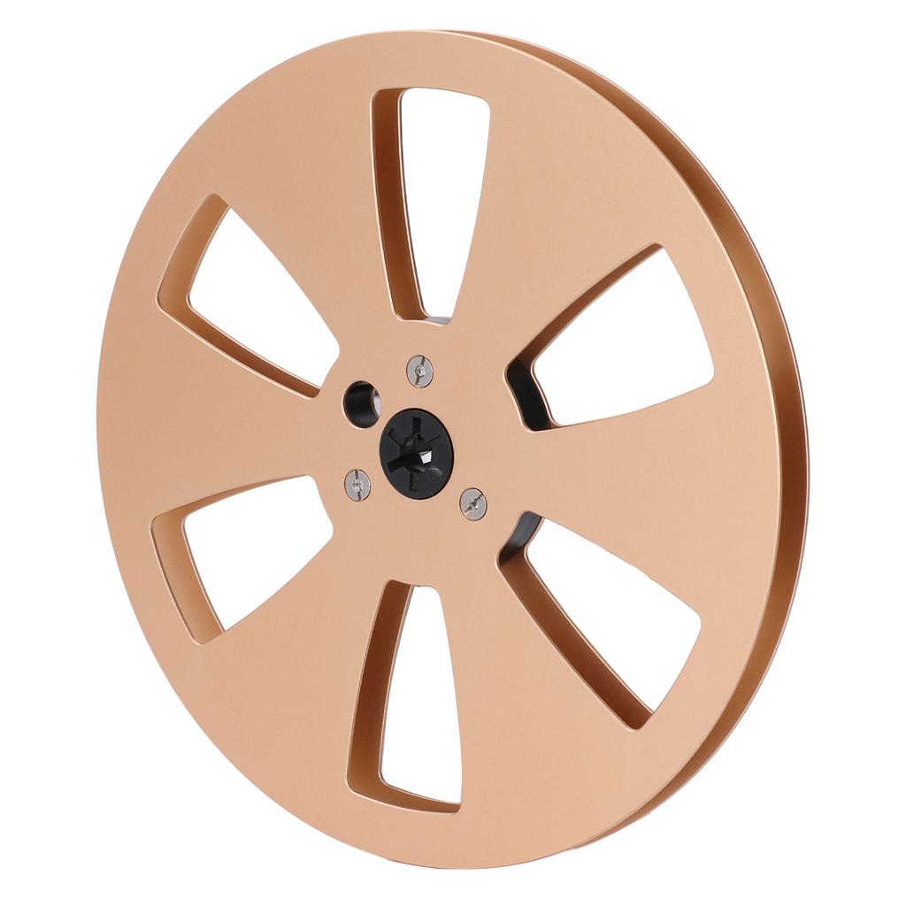 Tonband Leerspule 14 7in Metall Aluminium für TEAC Tonbandgerät Öffnungsmaschine Teile Gold