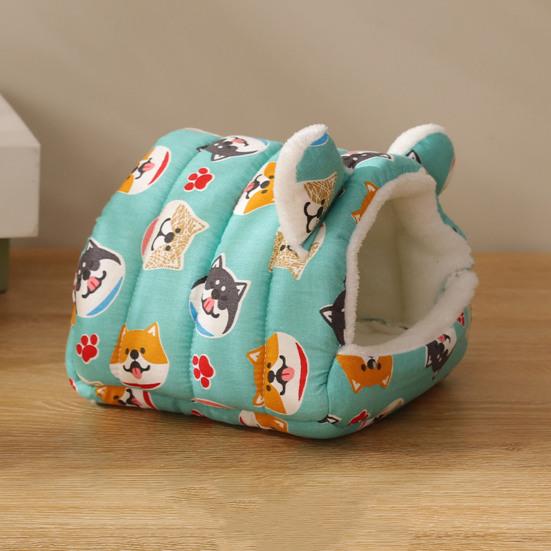 Ζεστό Σπιτάκι Χάμστερ Μικρό Ζωάκι Κατοικίδιο Κρεβάτι Ύπνου Κινούμενα Σχέδια Κουνέλι Καρότο Μοτίβο