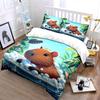 Capybara in bubble bath. Bedding sets Duvet cover sets Duvet covers Pillowcases(1 * Duvet Cover 2 * Pillowcases without duvet insert)