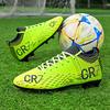 2025 New C Luo Low-top Student Football Shoes Long Nails AG Broken Nails TF Youth Professional Training Competition Shoes