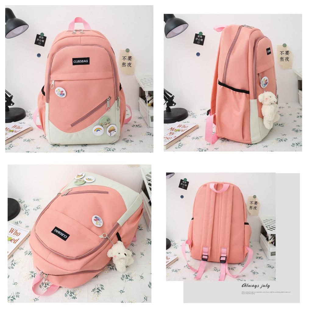 Schulranzen für Oberstufenschülerinnen und Mädchen, leichte, vielseitige Rucksäcke, große Kapazität, Campus-Büchertasche, trendige Mittelschülerinnen