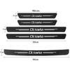 Carbon Fiber Car Door Sill Protector Trunk Bumper Pedal Anti Scratch Waterproof Decal Stickers For Skoda Octavia Emblem Roomster