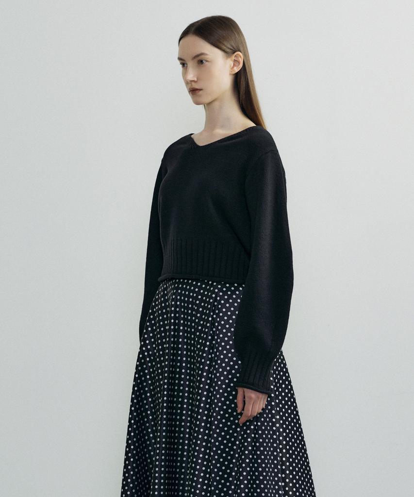 OCTETTE Cotton Waveneck Knit_2Color