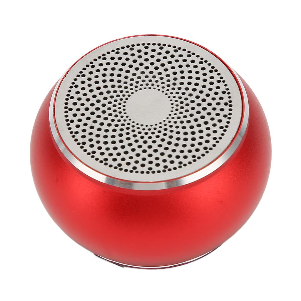 Bluetooth Small Speaker Simple Design IP67 Waterproof Portable Wireless Speaker for Shower Room Bike Car Red