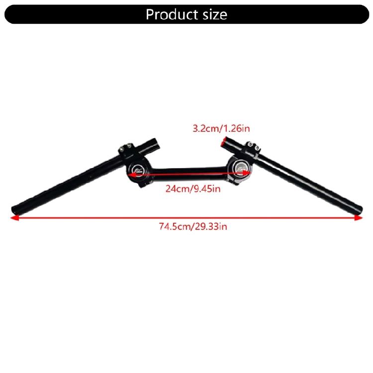 Universal Aluminum Detachable Motorcycle Handlebar Suitable for Personalizing Riding Position & Comfort Better Handling
