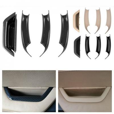 Black/Beige/Carbon Interior Door Handle Cover Pull Trim For BMW X3 X4 F25 F26
