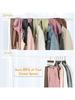 1 12clip Wooden Hat Hanger, Household Storage Rack for Underwear, Tie, Shirt, Scarf, Belt Etc, Bathroom, Bedroom, Wardrobe