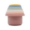 Hourglass Stacking Cup Water Playing Toys for Pools Bathtub Shower Interactive Toy for Baby 6M+ Early Learning 7Pieces