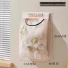 Wall-Mounted Large-Capacity Kitchen Garbage Bag Storage with Velcro Net
