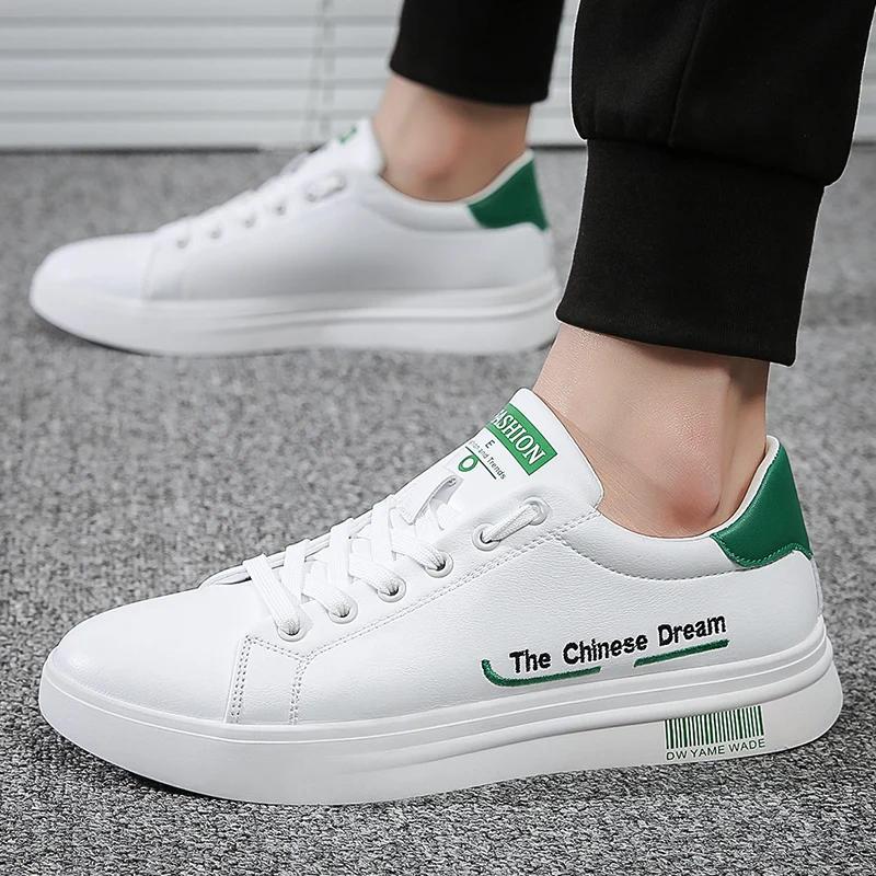 New Men's Casual Sports Shoes Light Comfortable White Shoes Men's Flat Casual Driving Shoes Tennis Zapatillas De Hombre