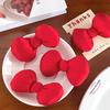 1/5Pcs Large Size Red Bowknot Hair Clips Women Sweet Duck Bill Bangs Hairpins Girl Cotton Filling Cute Children Fashion Headwear
