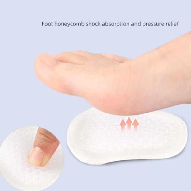 6Pairs Anti Blisters Insoles Anti Chafing Fabric Forefoot Protectors Adhesive Shoe Cushion Pad For Women High Heel