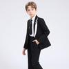 Boys' British Gentleman Suit Set - Formal Wear for Piano, Host Speech, or First Birthday
