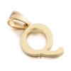 European and American Style Stainless Steel Pendant Jewelry - 26 Golden Titanium Steel Letters