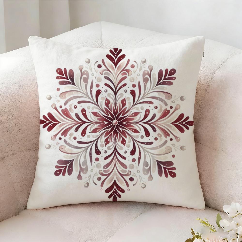 Snowflake Animal Print Pillow Case Pillowcase Doublesided Printed Sofa Cushion Bedroom Headboard Pillow