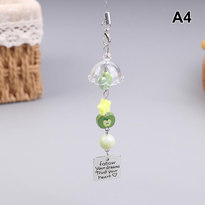 Cute Wind Chime Pendant Keyring Phone Lanyard Decorative Accessories Home Decorations Bag Camera Keychain Wind Chime Pendant