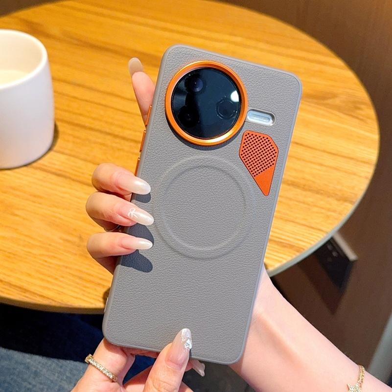 

Orange Vent Magnetic Suction Ring Lens Heightening Protective Case For Poco F7 Ultra POCO F7 Pro Camera Protect Cover Poco F7 Ultra