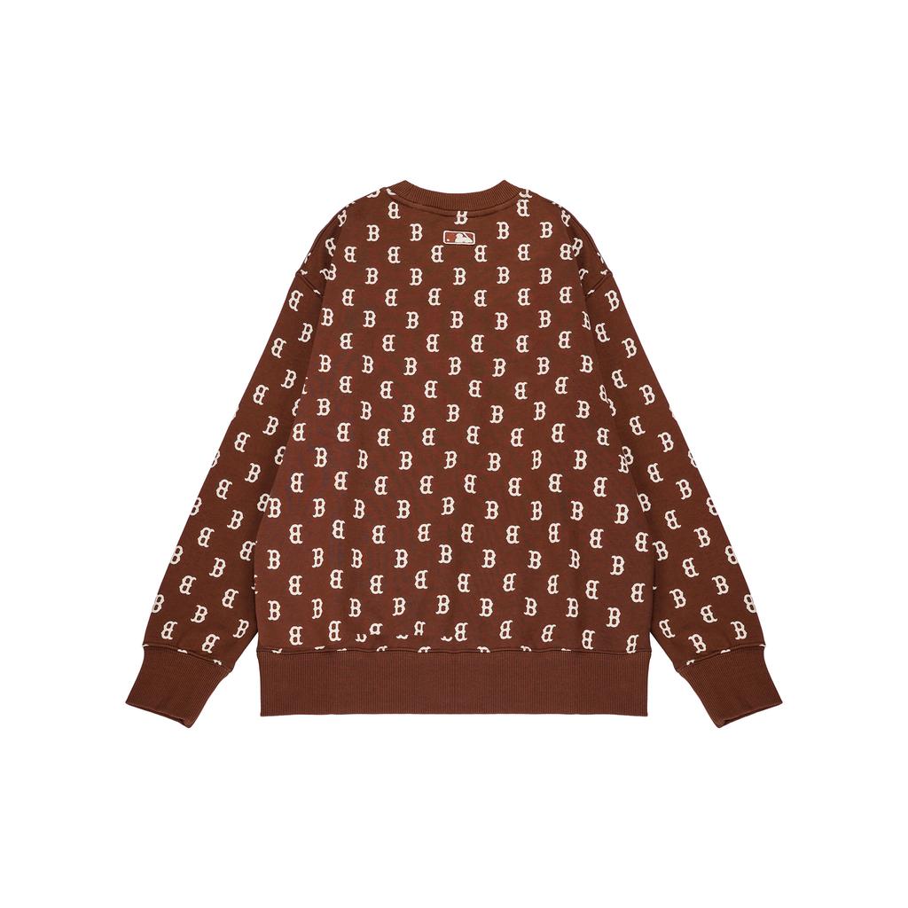 New MLB Sweatshirts Unisex Dark Brown 3AMTM0224-43BRD