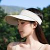 2024 Frühling und Sommer Neue Produkte Breite Krempe Air Top Sonnenschutz Hut Damen Urlaub Reiten Reise Sonnenschirm UV Proof Cap Großhandel