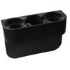 Car Console Cup Holder Multifunctional Sturdy Stable Reliable Stylish Car Seat Phone Crevice Organizer for Cars Black