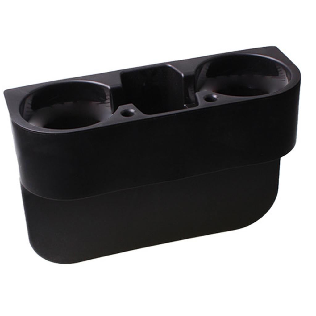 Car Console Cup Holder Multifunctional Sturdy Stable Reliable Stylish Car Seat Phone Crevice Organizer for Cars Black