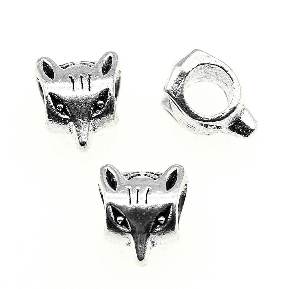 Animal Spacer Beads Large Hole Charms For Necklace Jewelry Making Starter Kit