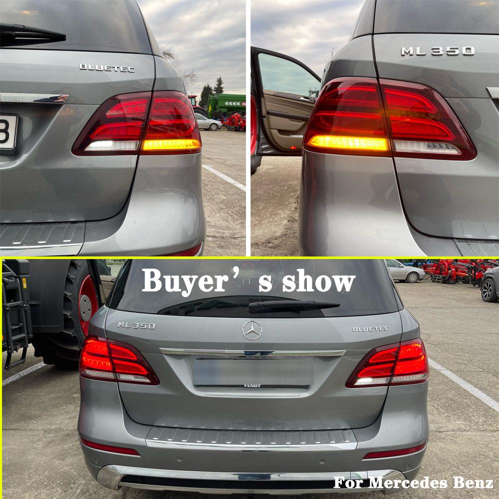 

Задние фонари для Mercedes Benz ML CLASS W166 2012-2015 светодиодный рефлектор сигнальная лампа автомобильный стиль стоп-сигналы сборка